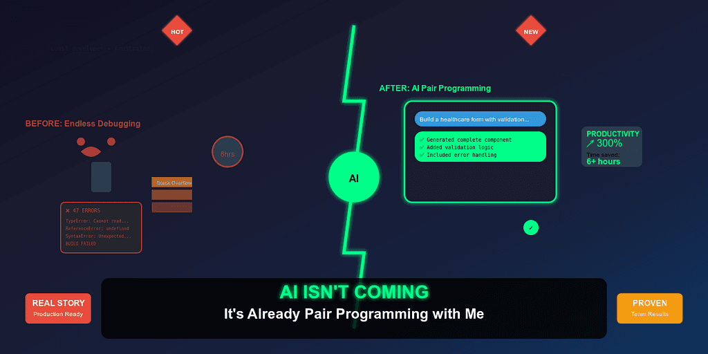 AI Isn’t Coming — It’s Already Pair Programming with Me